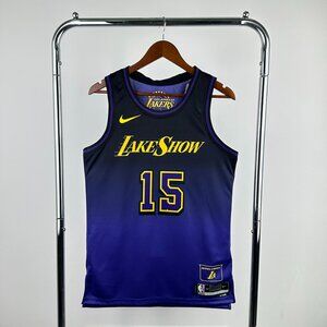 NBA Lake Show #15 Reaves Purple Jersey